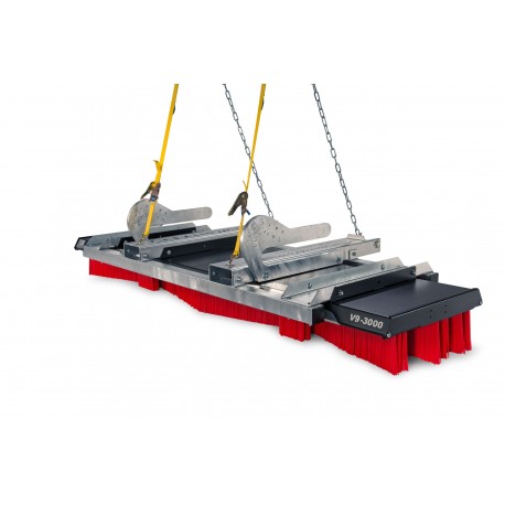 Kehrbesen V-Concept V9-3000 Kombiaufnahme Schaufel/Gabel